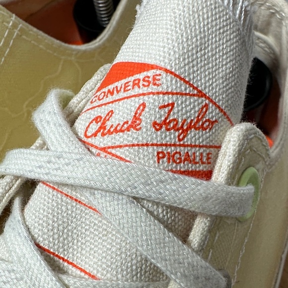 PIGALLE x Converse Chuck 70 Ox Barley Volt Low Top Sneakers Women's size 10 - Picture 9 of 12